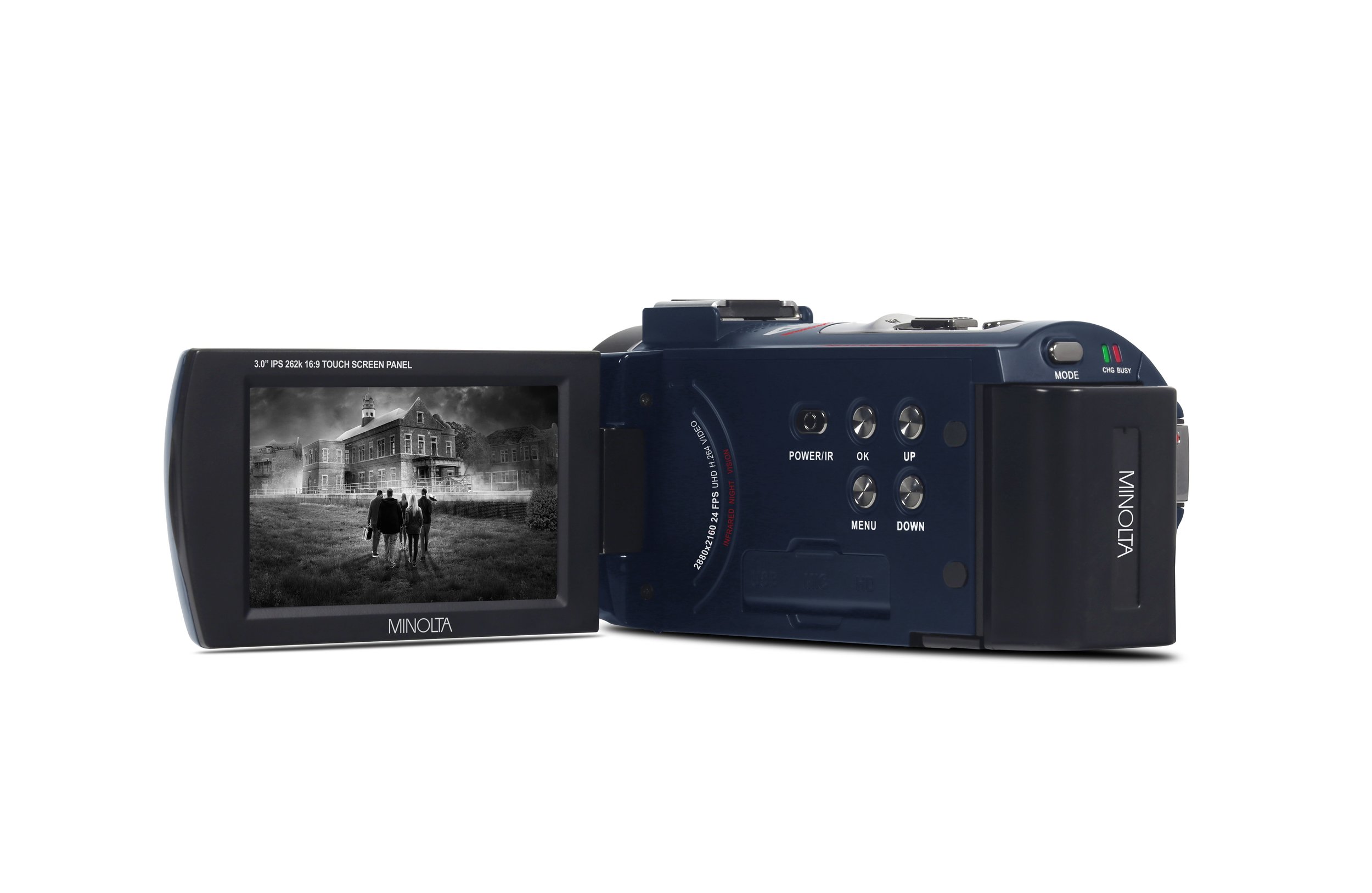 MN4K25NV 4K Ultra HD IR Night Vision Camcorder — Minolta Digital